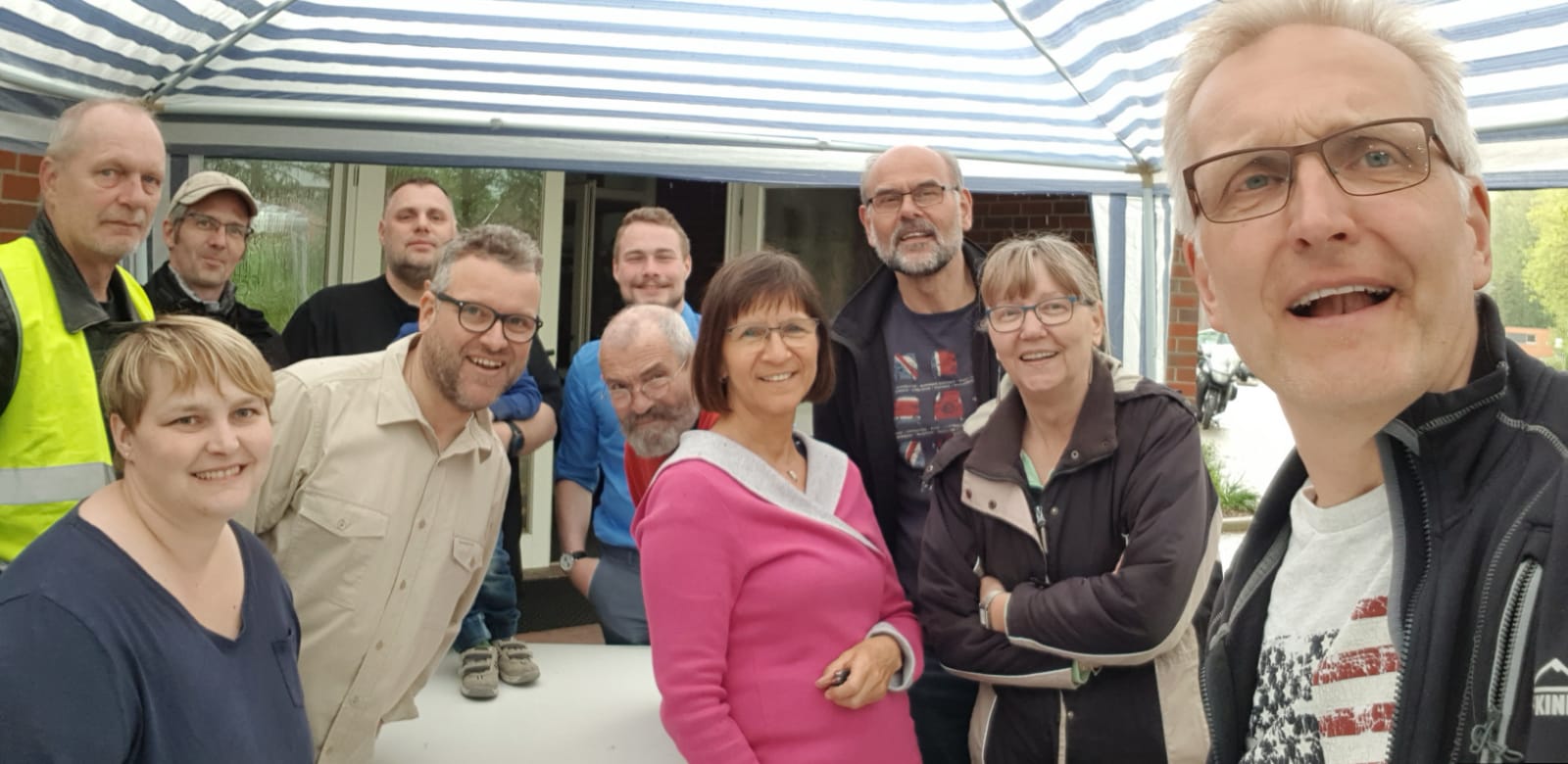 Foto: Frank Reineck und sein MOGO-Team Buxtehude